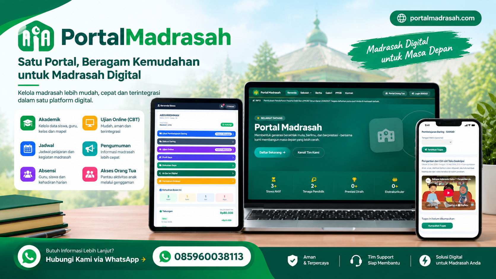 PortalMadrasah Resmi Diluncurkan, Hadirkan Solusi Digital Terintegrasi untuk Pengelolaan Madrasah